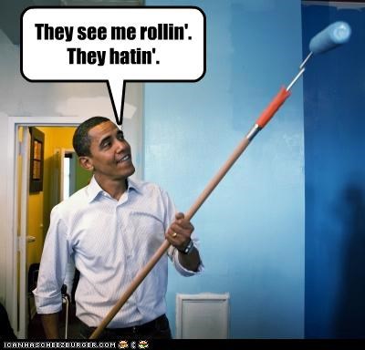 They see me rollin'.  They hatin'.