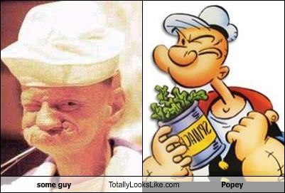 some guy Totally Looks Like Popey