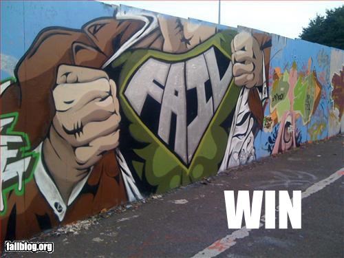 The FAIL superhero!