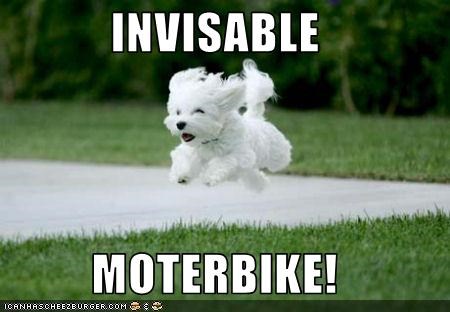 INVISABLE   MOTERBIKE!