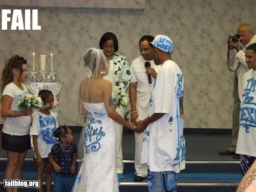 Classy Wedding Fail