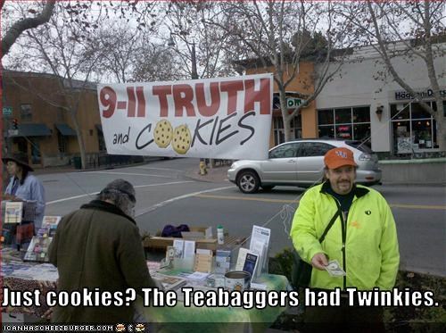 Just cookies? The Teabaggers had Twinkies.