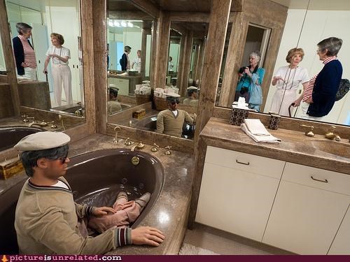 Hey Get Out He Is Playing Sailor!