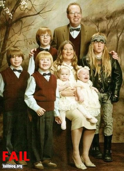 Family Photo Fail