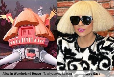 Alice in Wonderland House Totally Looks Like Lady Gaga