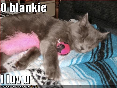 O blankie  I luv u