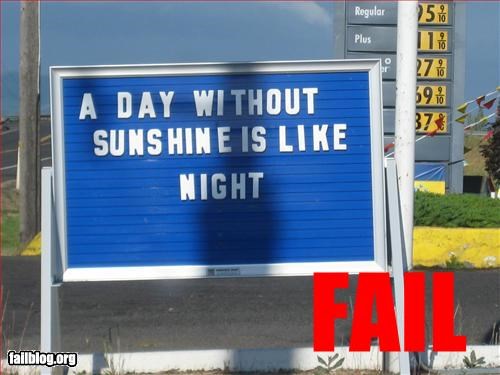 Obvious Fail