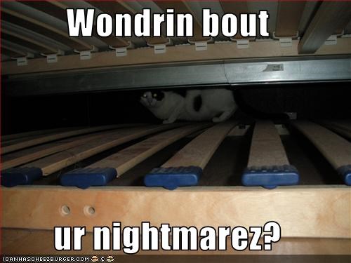 Wondrin bout  ur nightmarez?
