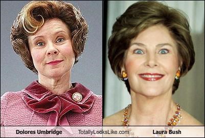 Dolores Umbridge Totally Looks Like Laura Bush