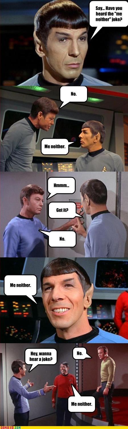 Spock tells a joke - by Luke Ghedin