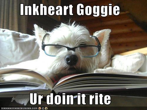 Inkheart Goggie  Ur doin it rite