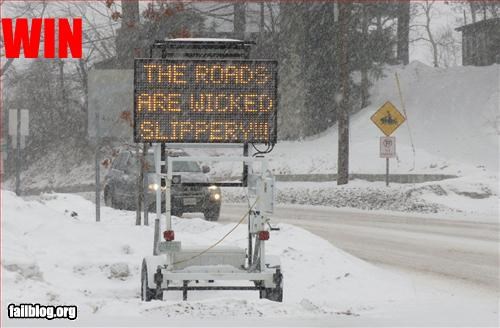 New England Road Sign Win
