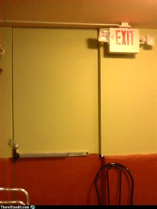 In Case of Fire, Don't Forget Bolt Cutters