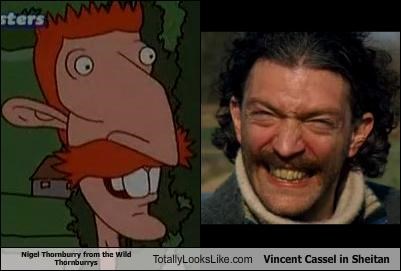 Nigel Thornburry from the Wild Thornburrys Totally Looks Like Vincent Cassel in Sheitan