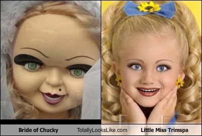 Bride of Chucky Totally Looks Like Little Miss Trimspa