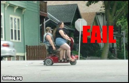 Scooter Fail