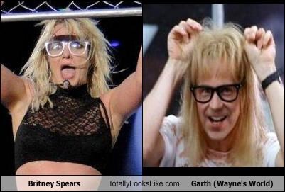 Britney Spears Totally Looks Like Garth (Wayne's World)
