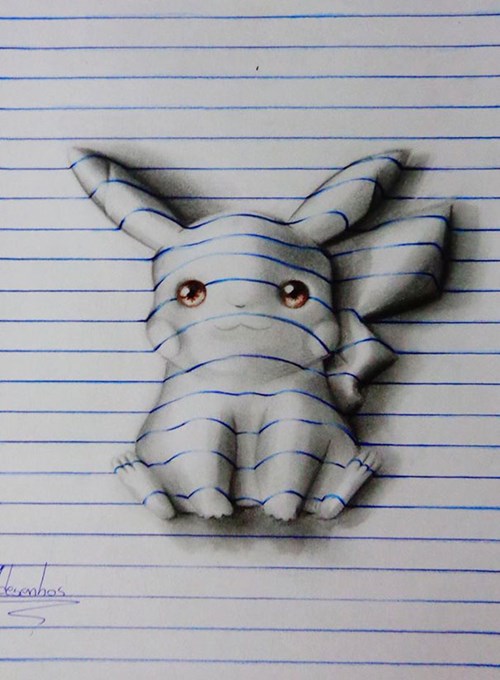 Young Artist Turns 2D Sketches Into 3D Images