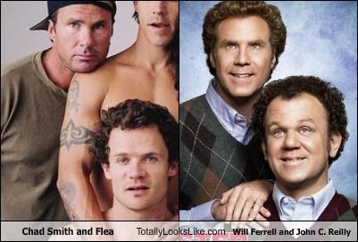 Chad Smith and Flea Totally Looks Like Will Ferrell and John C. Reilly