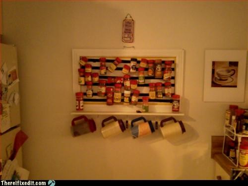 Velcro Spice Rack