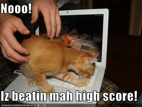 Nooo!  Iz beatin mah high score!