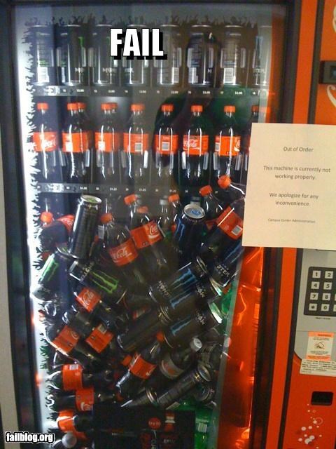 Vending Machine Fail