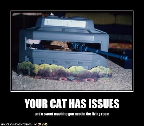 YOUR CAT HAS ISSUES