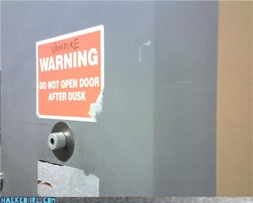 Caution, Vampire Warning