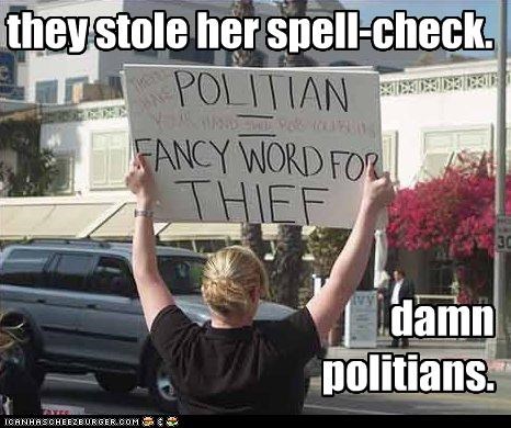 they stole her spell-check.