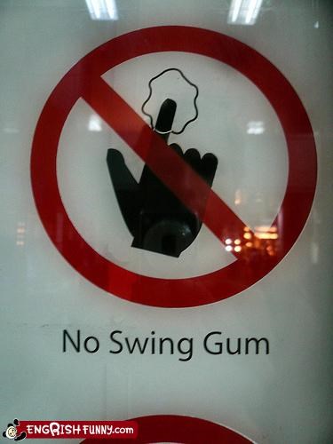 no swing gum
