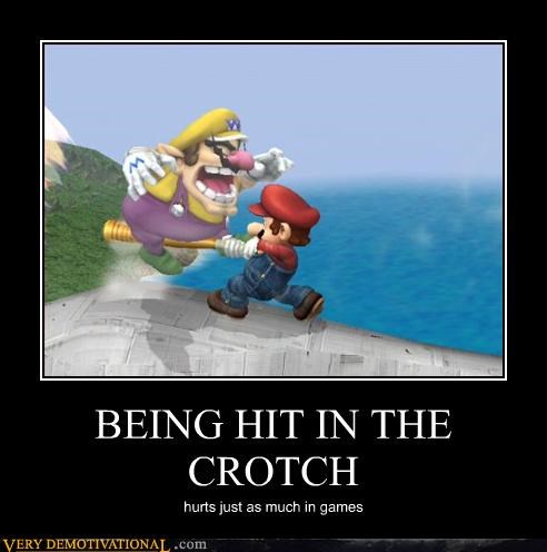 BEING HIT IN THE CROTCH
