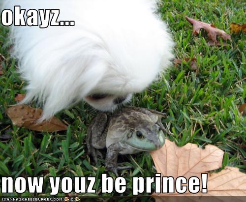 okayz...  now youz be prince!