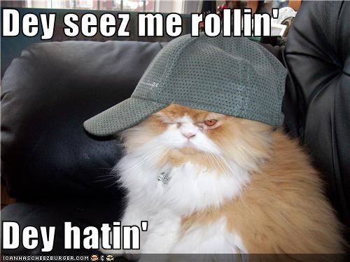 Dey seez me rollin'  Dey hatin'