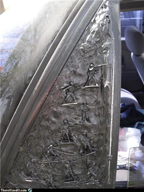Warning: This Car Armed With Anti-Theft Device