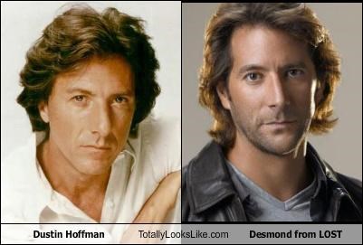 Dustin Hoffman Totally Looks Like Desmond from LOST