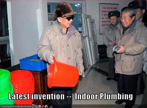 Latest invention --  Indoor Plumbing