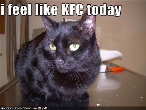i feel like KFC today