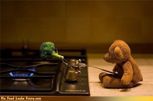 Vegan Yuppie Bear is Roughing it