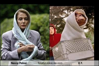 Nancy Pelosi Totally Looks Like E.T.