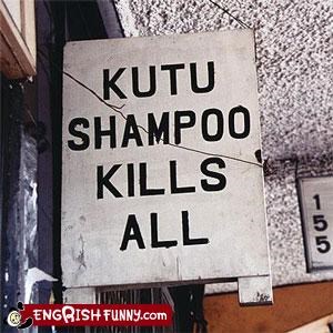 Kutu Shampoo Kills All