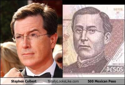 Stephen Colbert Totally Looks Like 500 Mexican Peso
