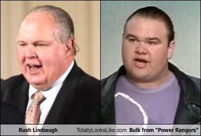 Rush Limbaugh Totally Looks Like Bulk from "Power Rangers"