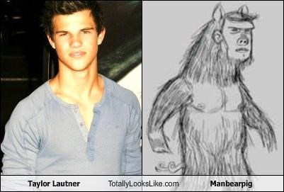 Taylor Lautner Totally Looks Like Manbearpig