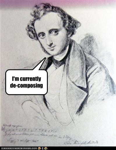I'm currently de-composing