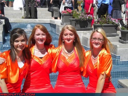 Bridesmaids Dresses Literally from Hell
