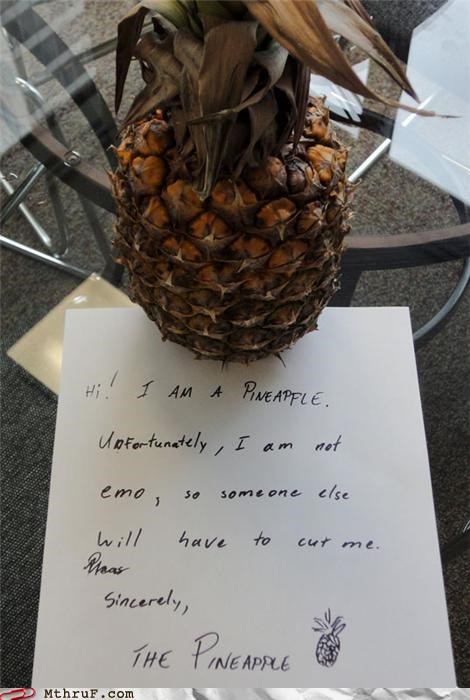 This Pineapple Is Not Emo