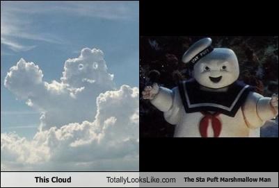 This Cloud Totally Looks Like The Sta Puft Marshmallow Man