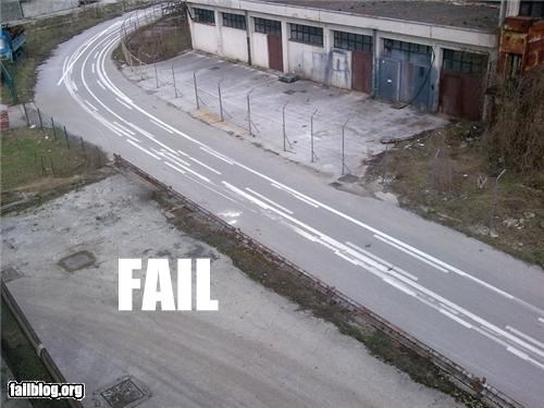 Road Painting Fail