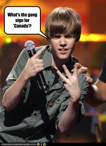 What's the gang sign for 'Canada'?