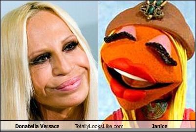 Donatella Versace Totally Looks Like Janice